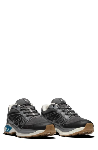 Shop Salomon Xt-wings 2 Sneaker In Grey/ Beige