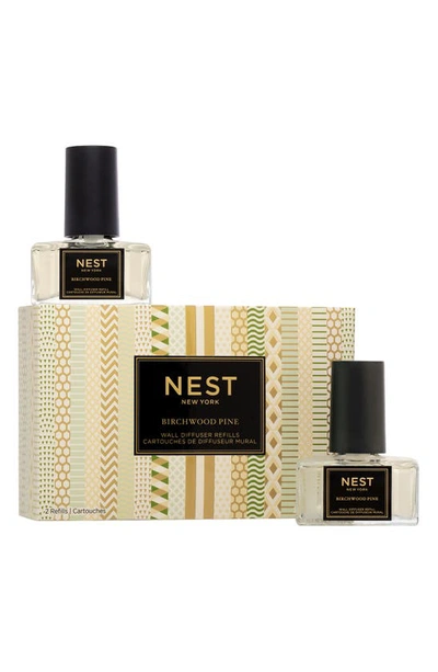 Nest New York Wall Diffuser Refill Set In Birchwood Pine