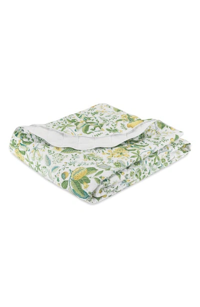 Shop Matouk Pomegranate Quilt In Citrus