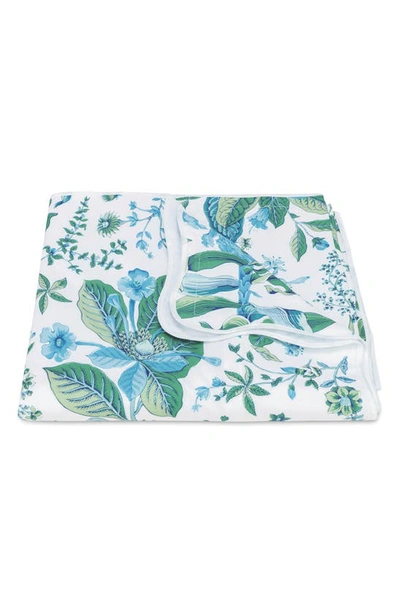 Shop Matouk Pomegranate Duvet Cover In Sea