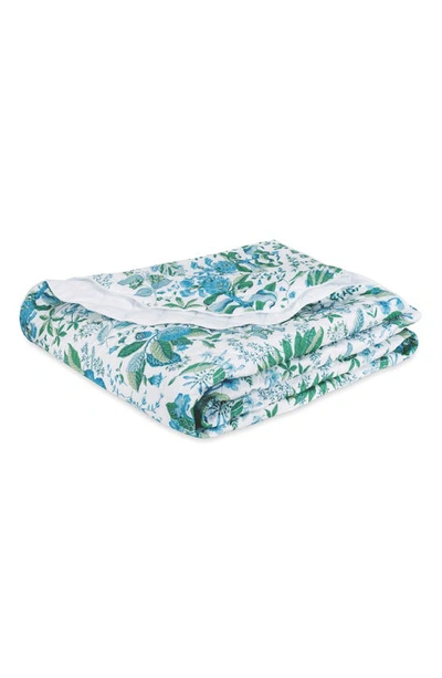 Shop Matouk Pomegranate Quilt In Sea