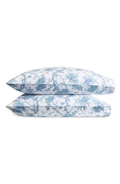 Matouk San Cristobal Set Of 2 500 Thread Count Cotton Pillowcases In Sky