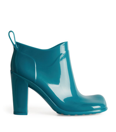 Shop Bottega Veneta Shine Ankle Boots 90 In Blue