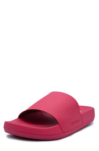 Shop Brandblack Kashiba Slide Sandal In Pomegranate