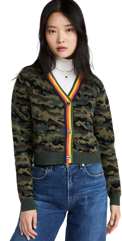 Shop Kule The Jane Cardigan In Camo