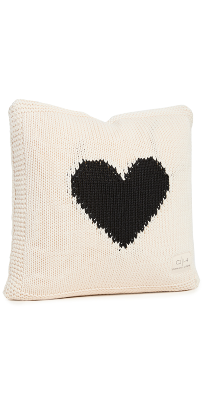 Shop Shopbop Home Shopbop @home Domani Home Heart Pillow In Black Heart