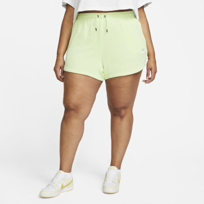 Shop Nike Sportswear Women's Shorts In Lime Ice,white