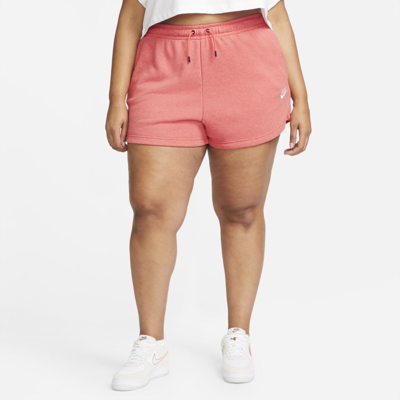 Shop Nike Sportswear Women's Shorts In Magic Ember,heather,white