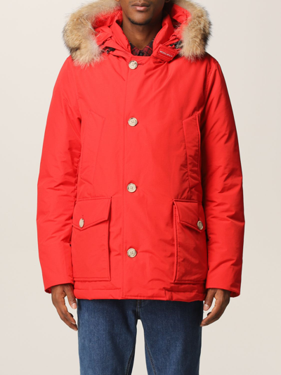 Shop Woolrich Jacket  Men Color Red