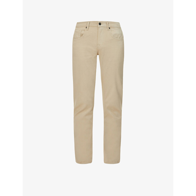 Shop 7 For All Mankind Mens Beige Slimmy Tapered Luxe Performance Plus Slim-fit Tapered Jeans