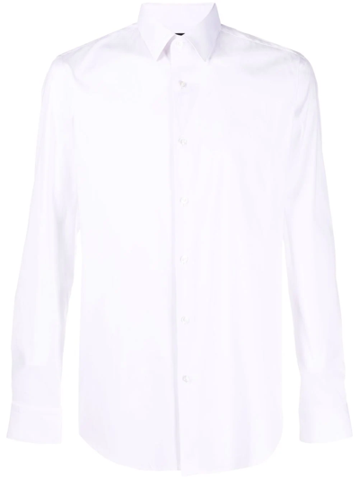 Shop Hugo Boss Ray Longsleeved Shirt In Weiss