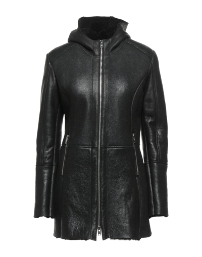 Shop Masterpelle Coats In Black