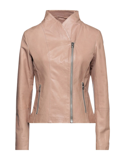 Shop Masterpelle Jackets In Light Brown