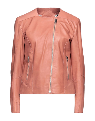 Shop Masterpelle Jackets In Pastel Pink
