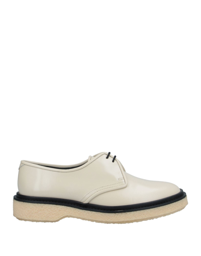 Shop Adieu Lace-up Shoes In Ivory