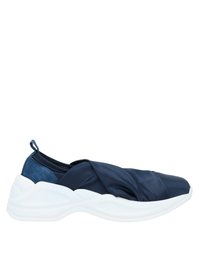Shop Tosca Blu Woman Sneakers Blue Size 10 Textile Fibers, Soft Leather