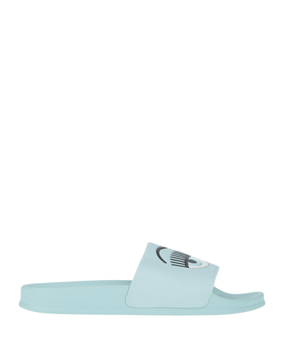 Shop Chiara Ferragni Sandals In Sky Blue
