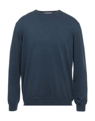 Shop Della Ciana Sweaters In Dark Blue