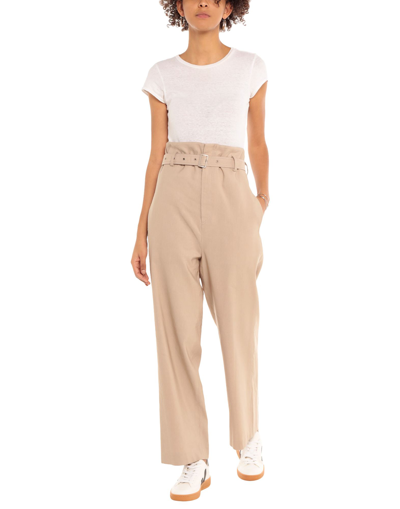 Shop Low Classic Woman Pants Beige Size S Viscose, Cotton, Linen, Polyester