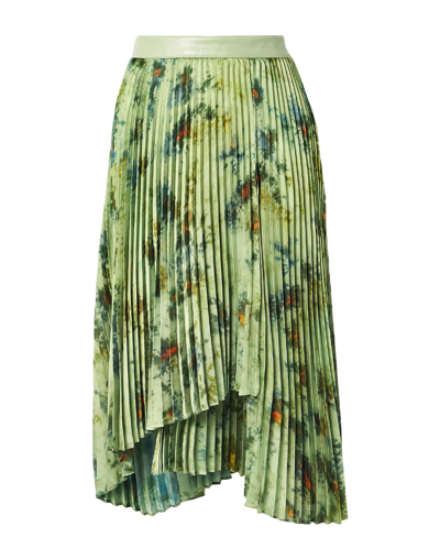 Shop Andersson Bell Woman Midi Skirt Green Size M Polyester, Polyurethane