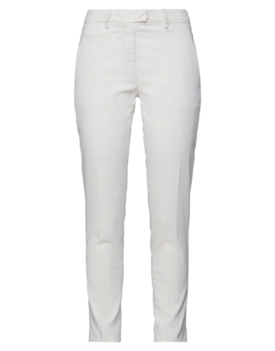Shop Dondup Woman Pants Ivory Size 27 Lyocell, Cotton, Elastane In White