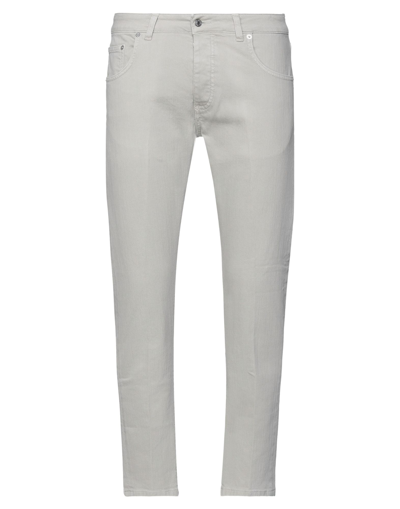Shop Be Able Man Denim Pants Light Grey Size 36 Cotton, Elastane
