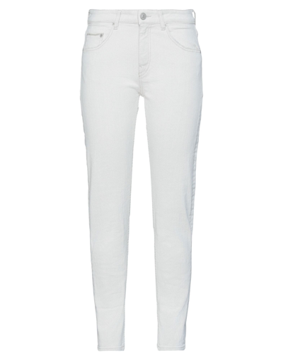 Shop Care Label Woman Jeans Light Grey Size 30 Cotton, Elastane