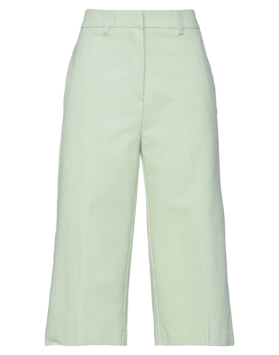 Shop Ottod'ame Woman Pants Light Green Size 6 Cotton, Linen