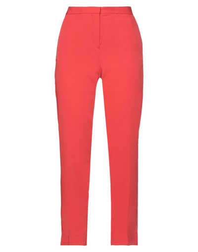 Shop Space Simona Corsellini Simona Corsellini Woman Pants Coral Size 4 Polyester, Elastane In Red