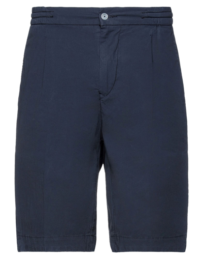 Shop Oaks Shorts & Bermuda Shorts In Dark Blue
