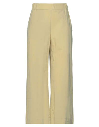 Shop Ottod'ame Woman Pants Ocher Size 10 Cotton In Yellow