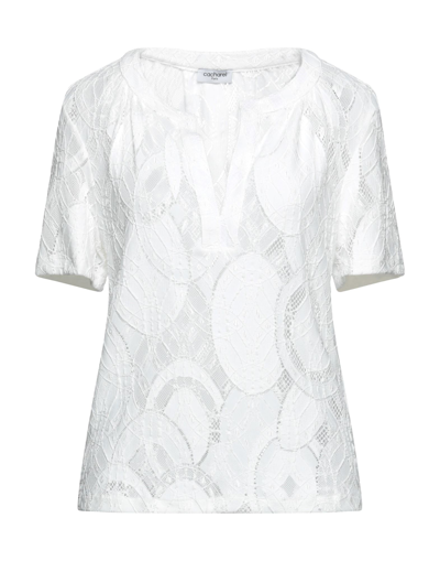 Shop Cacharel T-shirts In White