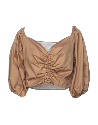 Kaos Blouses In Beige