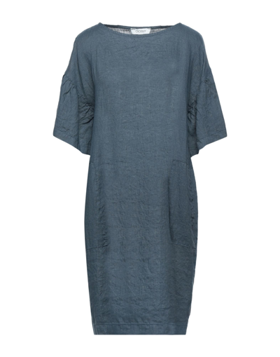 Shop Crossley Short Dresses In Slate Blue