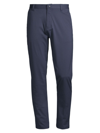 Shop Rhone Men's 32" Slim-fit Commuter Pants In Navy