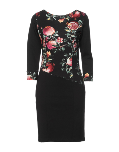 Shop Ean 13 Woman Mini Dress Black Size 6 Viscose, Polyamide, Elastane