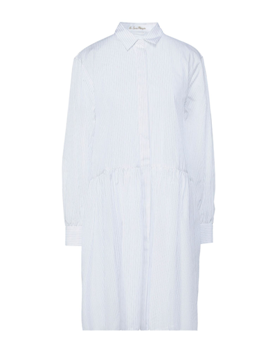 Shop Le Sarte Pettegole Woman Mini Dress White Size 8 Cotton