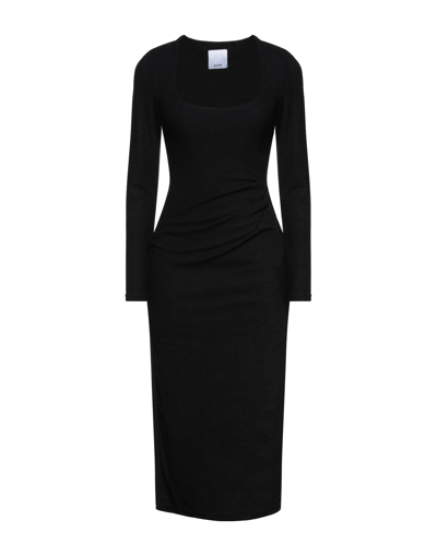 Shop Acler Midi Dresses In Black