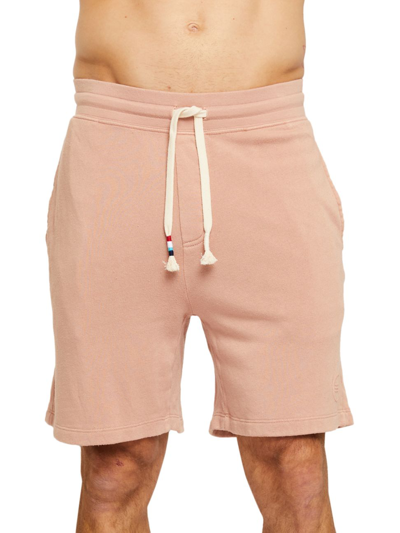 Shop Sol Angeles Waves Fleece Shorts In Blush