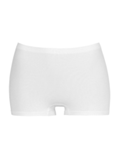 Shop Hanro Women's Touch Feeling Boy Shorts In White