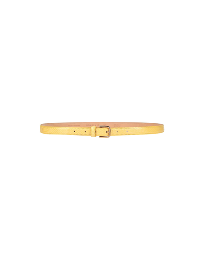 Shop Mauro Grifoni Belts In Yellow