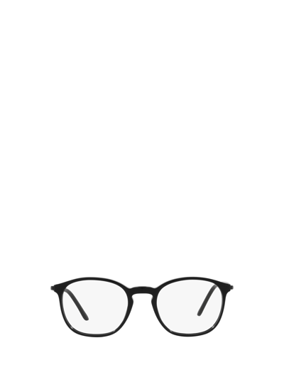 Shop Giorgio Armani Ar7213 Black Glasses