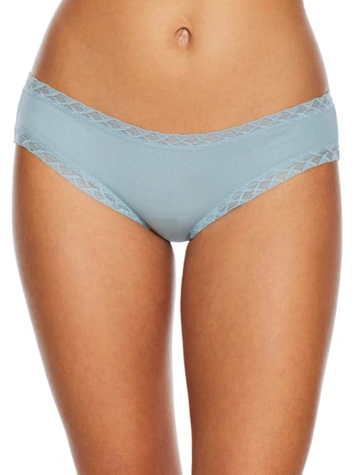 Shop Natori Bliss Cotton Girl Brief In Sea Breeze