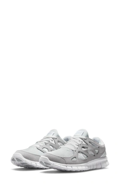 Shop Nike Free Run 2 Sneaker In Grey/ Platinum/ White