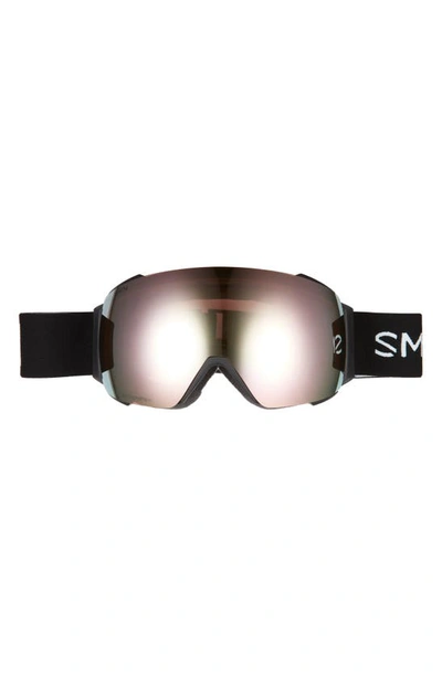 Shop Smith I/o Mag™ Snow Goggles In Black Rose Gold Mirror