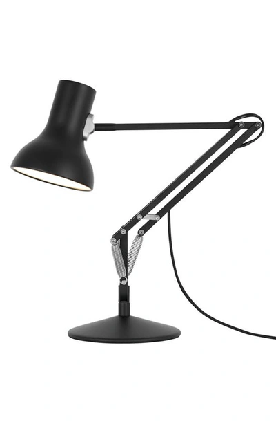 Shop Anglepoise Type 75 Mini Desk Lamp In Jet Black