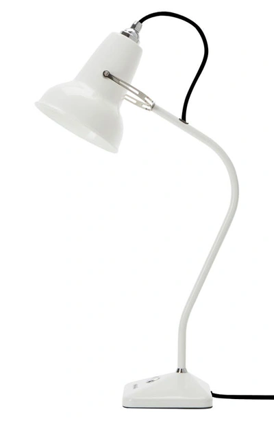 Shop Anglepoise Original 1227 Mini Ceramic Table Lamp In Pure White