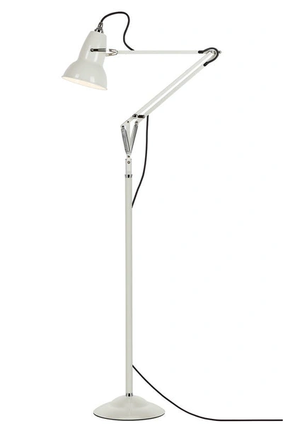 Shop Anglepoise Original 1227 Floor Lamp In Linen White