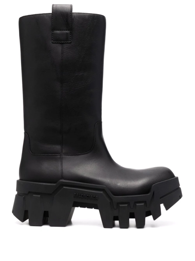 BULLDOZER LEATHER BOOTS