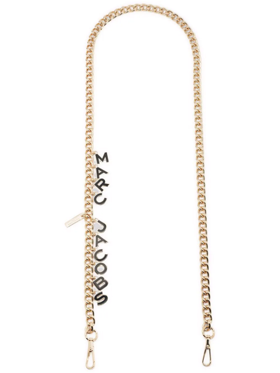 Shop Marc Jacobs The Charm Strap In Gold